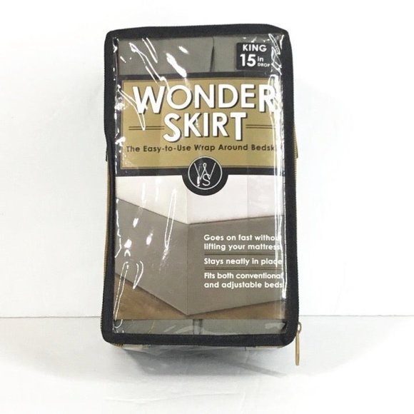 Wonder Skirt Wrap-Around Bed Skirt - Picture 2 of 12